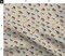 Trout Small Scale Tan Sports Fly Fishing Masculine Recreation Custom Printed Fabric by Spoonflower Various Fabrics by the Yard or Fat Quarter